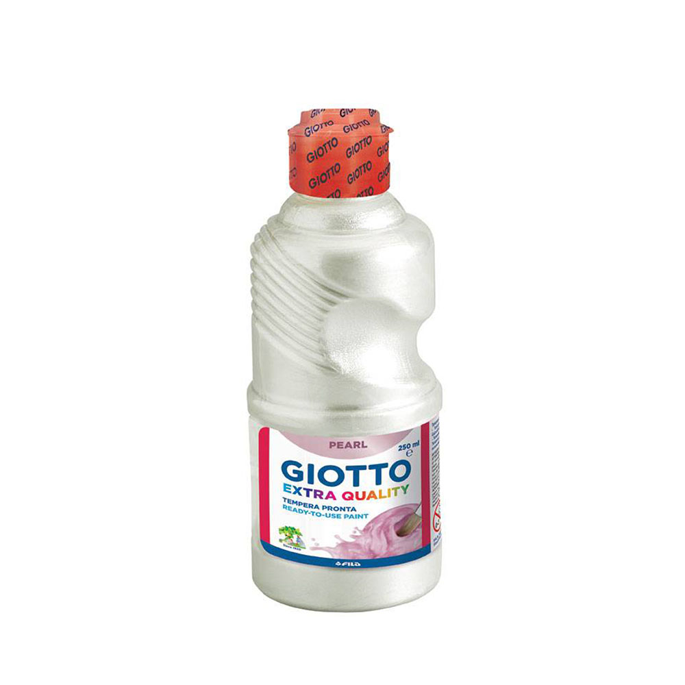 Τέμπερα σχολική Giotto μπουκάλι 250ml F531301 περλέ λευκό