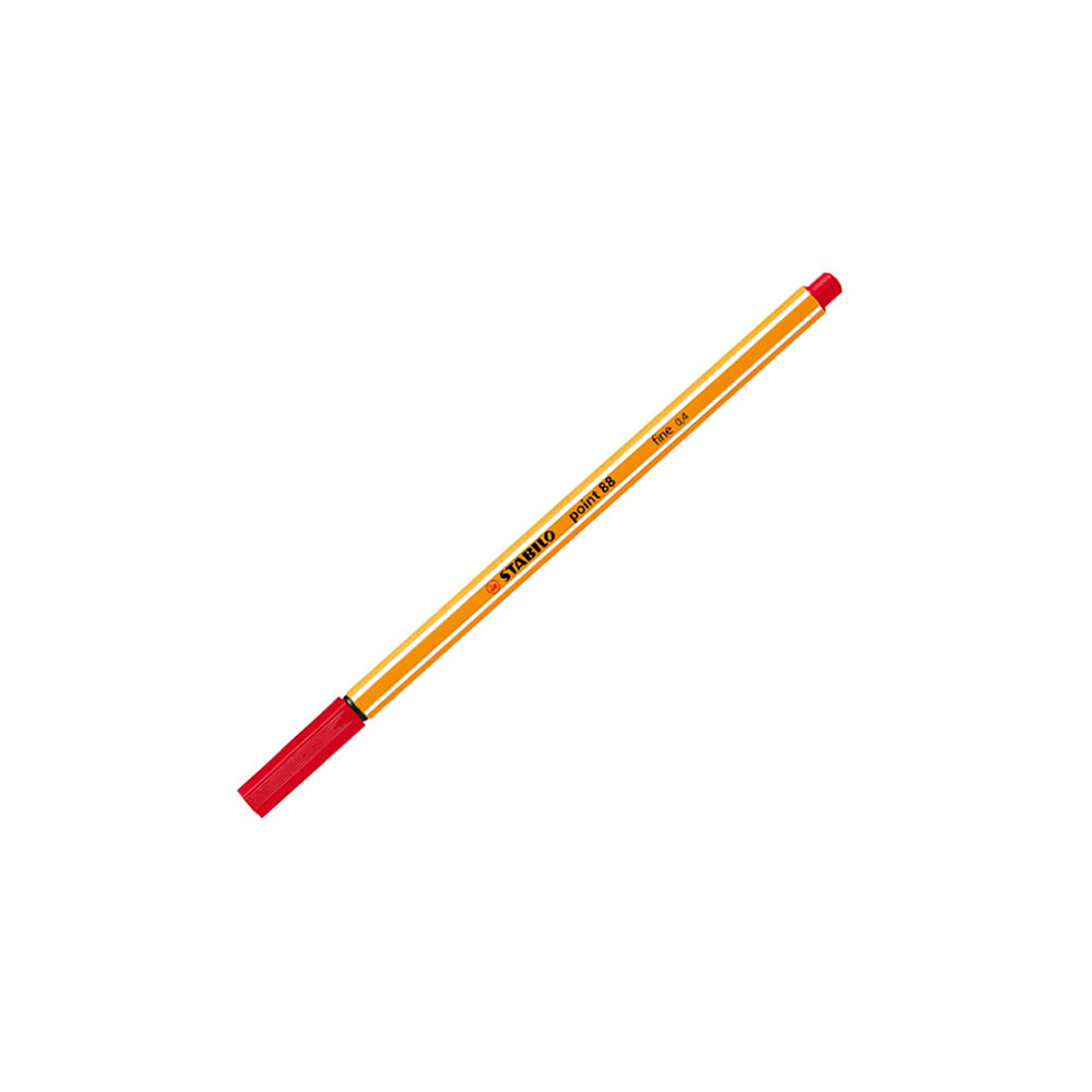 Μαρκαδόρος γραφής Stabilo point 88/40 κόκκινο 0.4mm