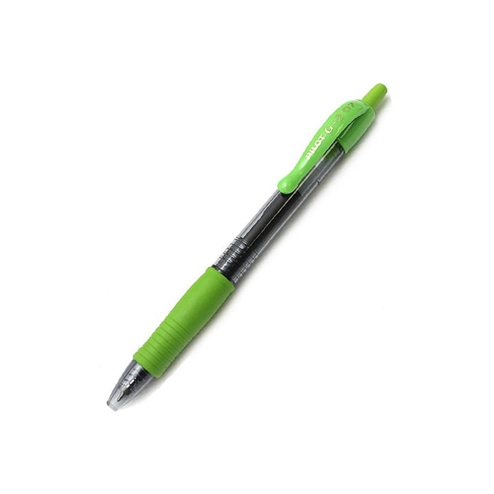 Στυλό gel Pilot G2 λαχανί 0.7mm ( BL-G2-7LG)