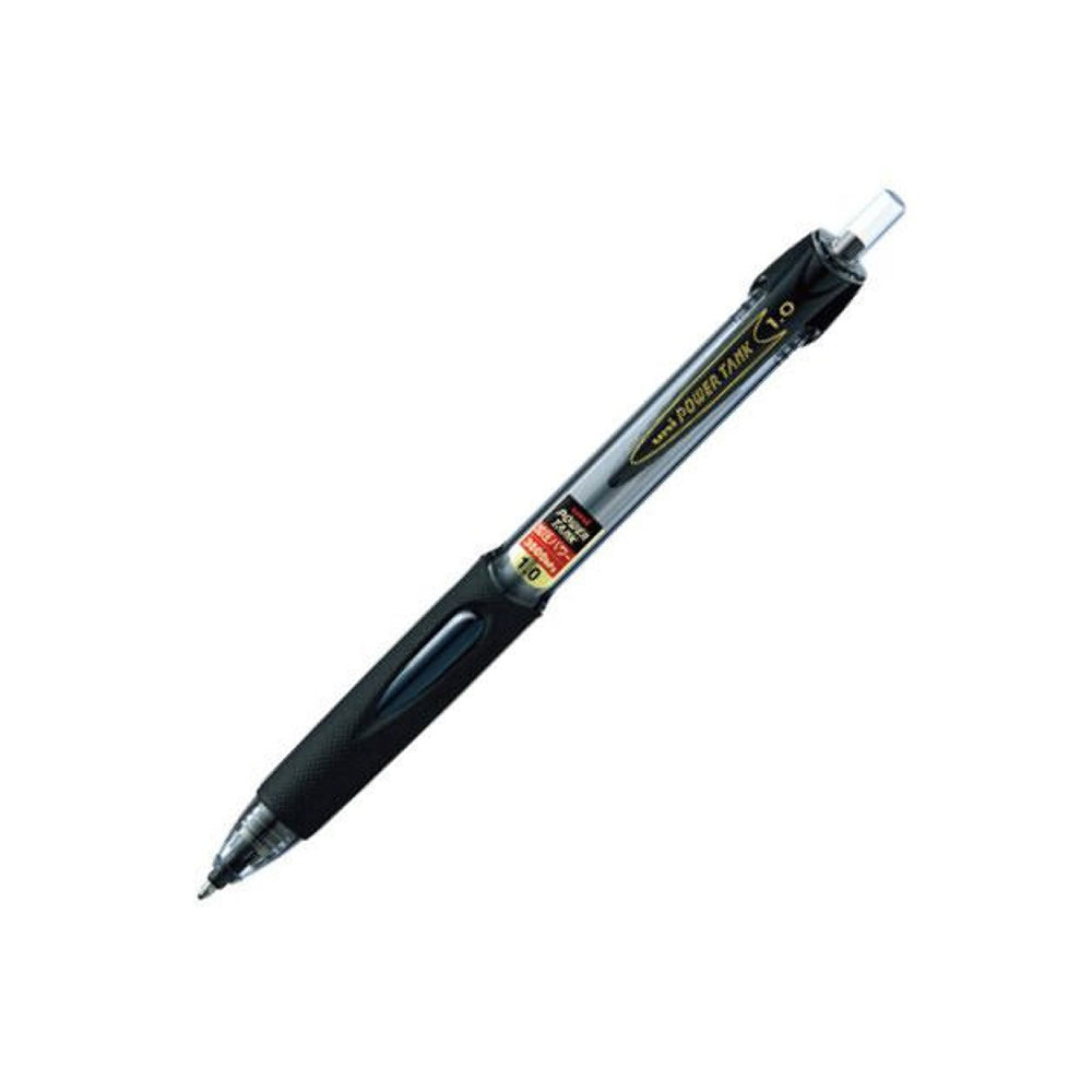 Στυλό Uni Ball power tank με κουμπί μαύρο 1mm