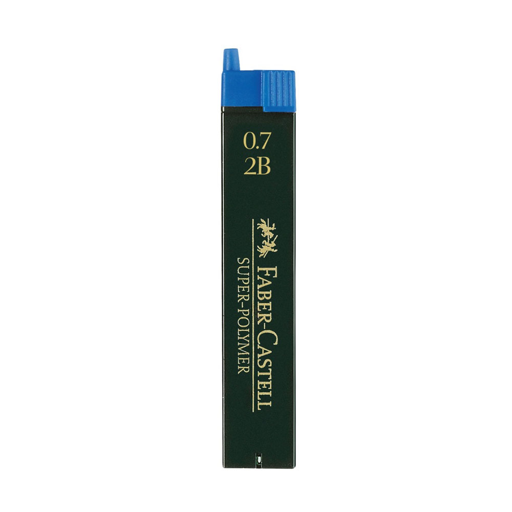 Μύτες για μηχανικό μολύβι Faber-Castell 2Β 0.7mm 12τμχ