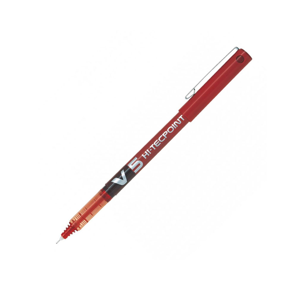 Στυλό PILOT hi-tecpoint V5 0.5mm κόκκινο (BX-V5R)