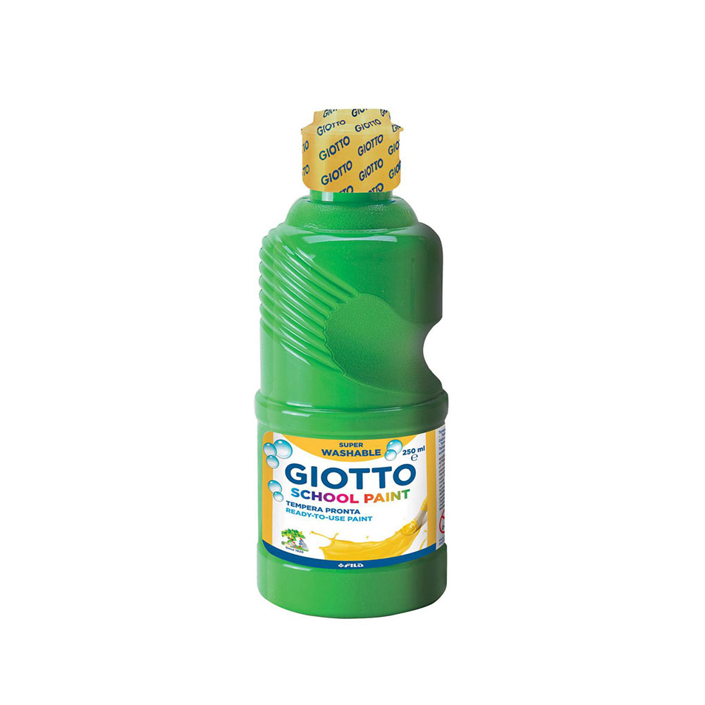 Τέμπερα σχολική Giotto μπουκάλι 250ml F530812 πράσινο