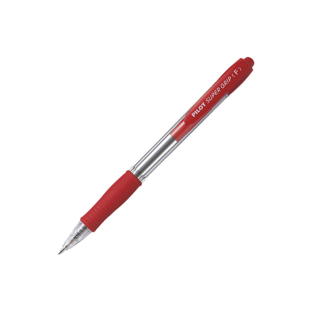 Στυλό διαρκείας Pilot super grip fine κόκκινο (BPGP-10R)