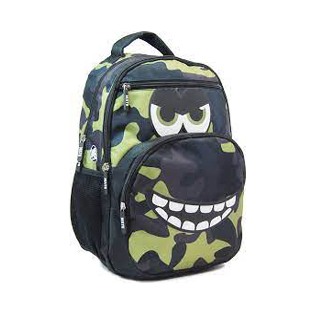 Τσάντα πλάτης δημοτικού Mate χαμόγελο army