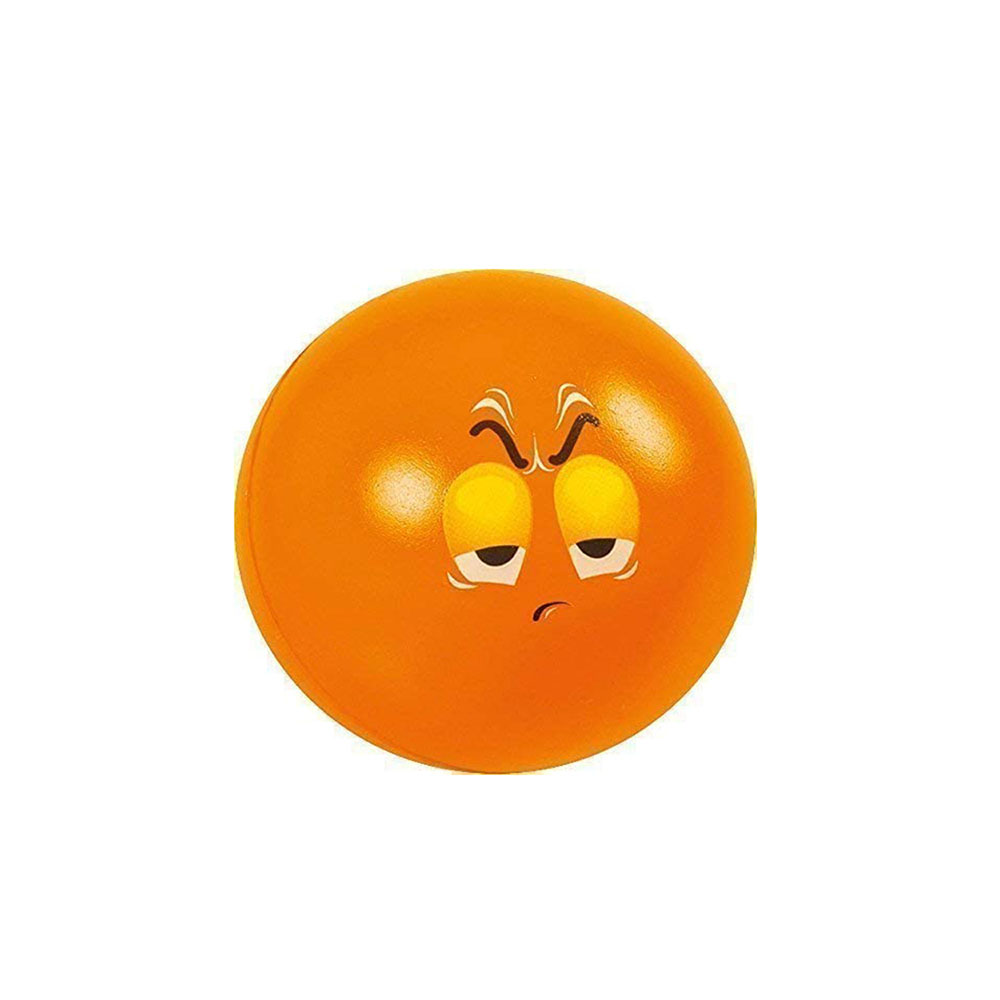 Μπάλα fun antistress face πορτοκαλί (1027357)