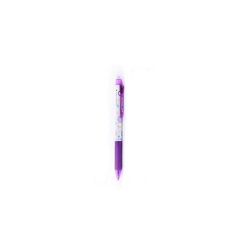 Στυλό M&G eraser pop clicker gel 0.7mm με κουμπί μωβ