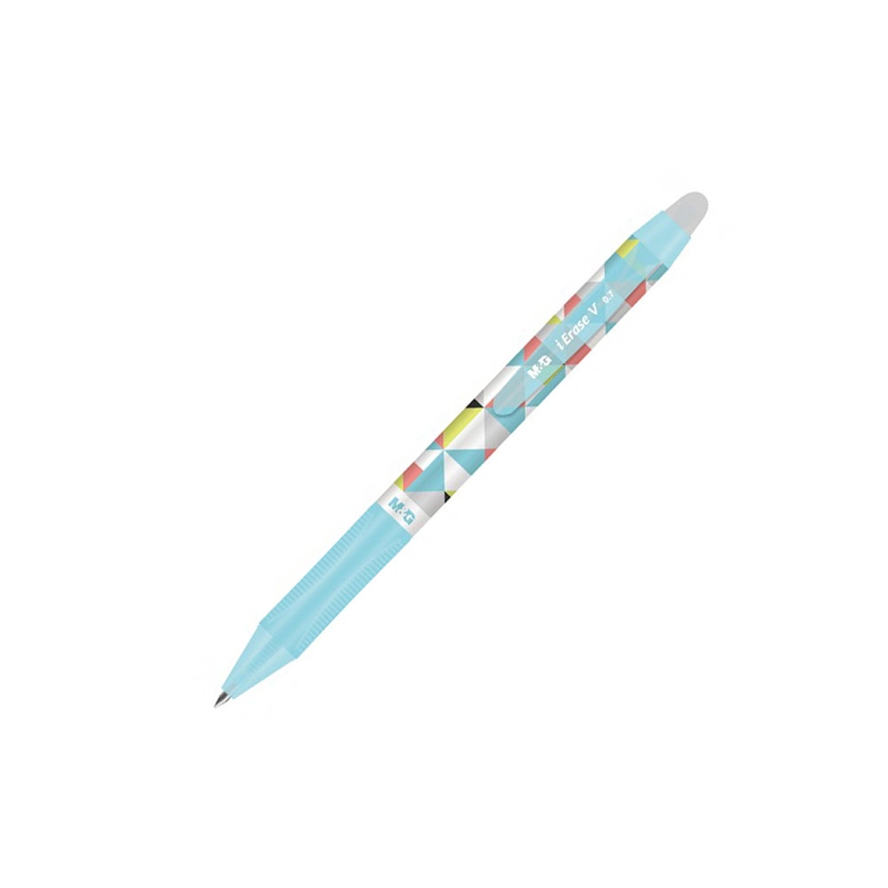 Στυλό M&G eraser pop clicker gel 0.7mm με κουμπί μπλε
