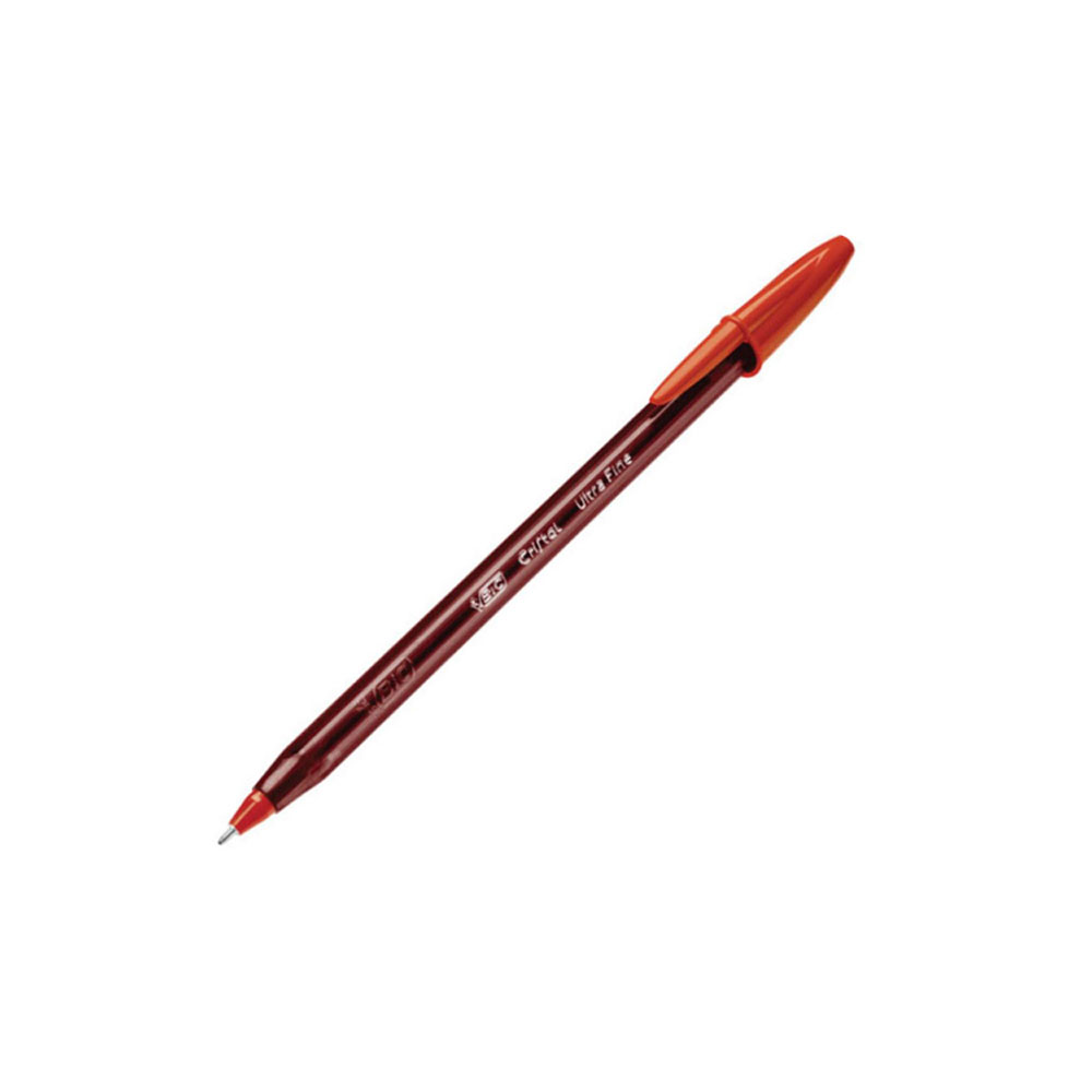 Στυλό BIC cristal ultra fine κόκκινο 0.7 mm