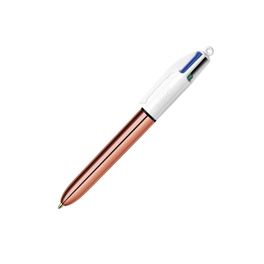 Στυλό BIC shine 4 χρώματα ροζ-χρυσό 1mm