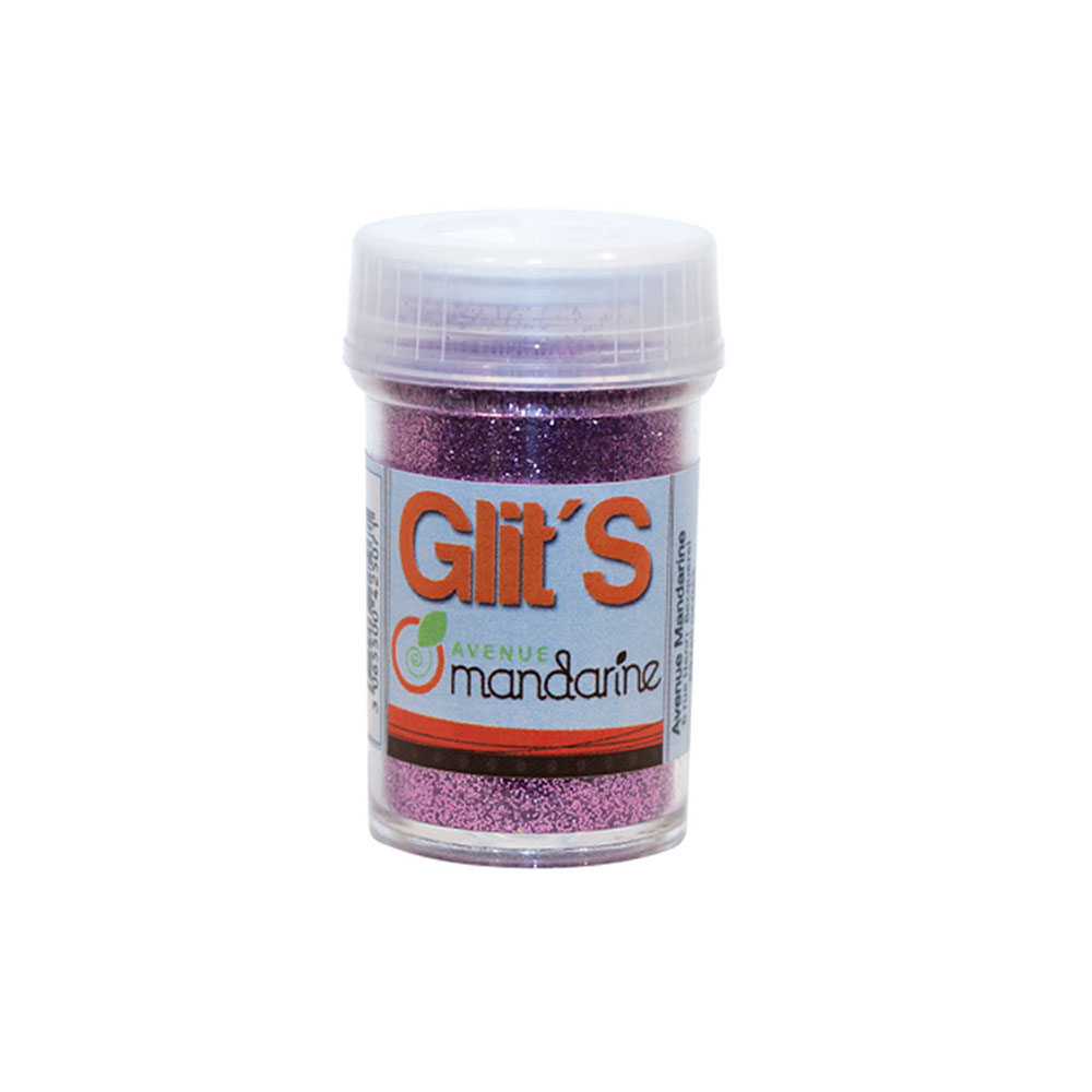 Σκόνη glitter Mandarine αλατιέρα 42507md ροζ 14gr.