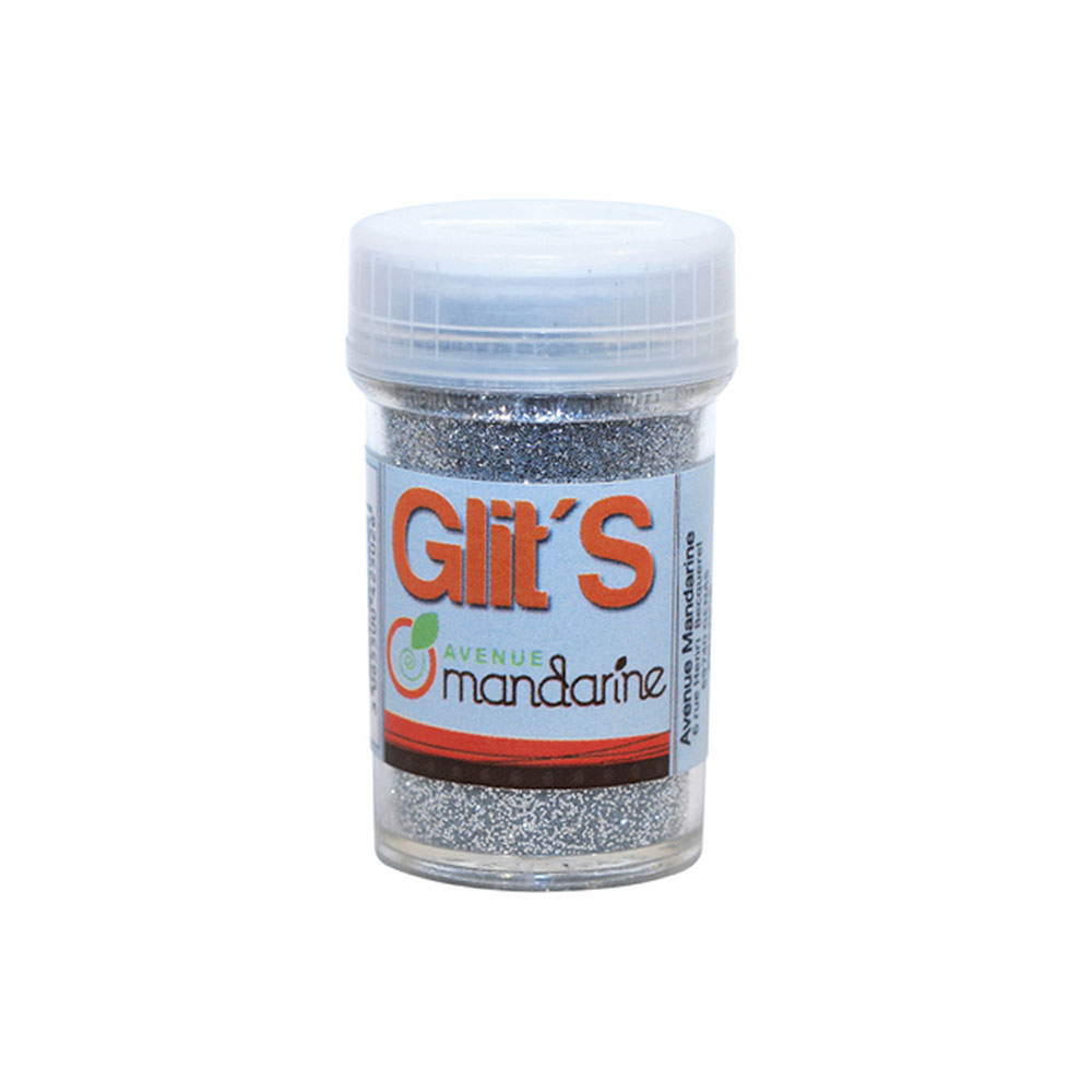 Σκόνη glitter Mandarine αλατιέρα 42502md ασημί 14gr.