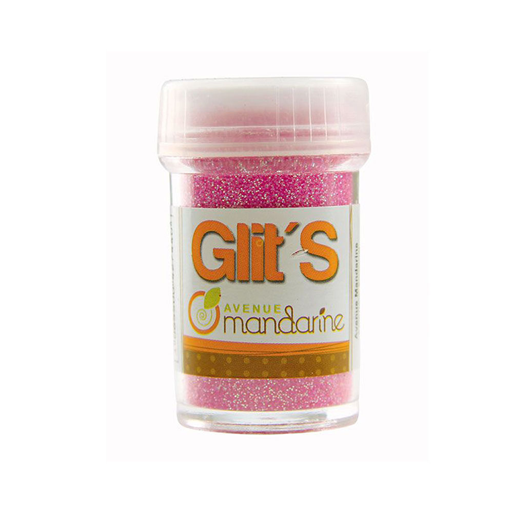 Σκόνη glitter Mandarine αλατιέρα 42744 O ροζ φωσφοριζέ 14gr