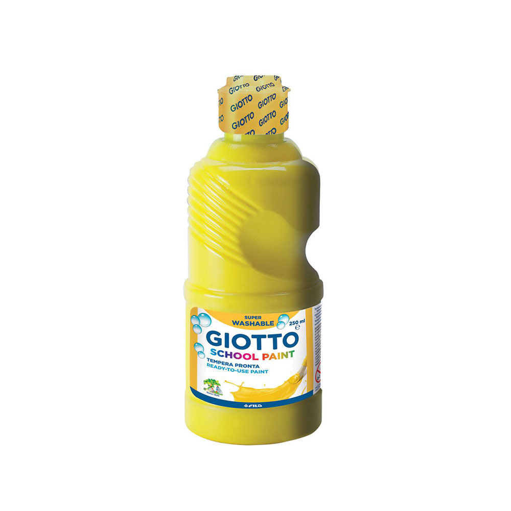 Τέμπερα σχολική Giotto μπουκάλι 250ml F530802 κίτρινο