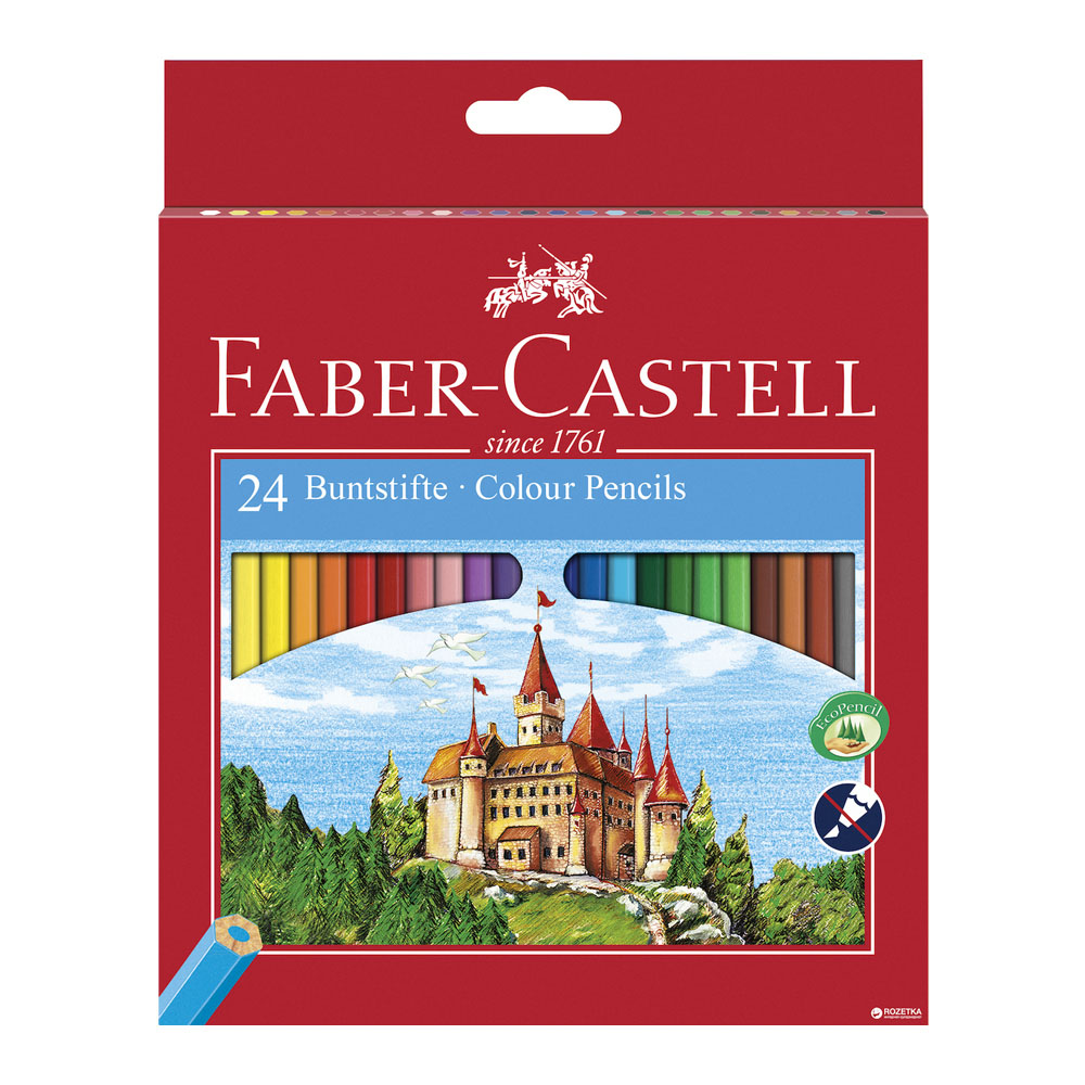 Ξυλομπογιές κάστρο Faber-Castell σετ 24 χρωμάτων (12306256)