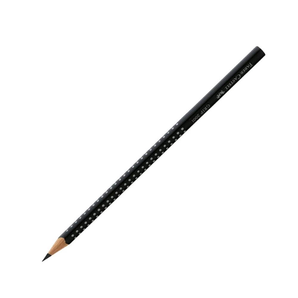 Μολύβι Faber Castell grip μαύρο ΗΒ (100-04-501)