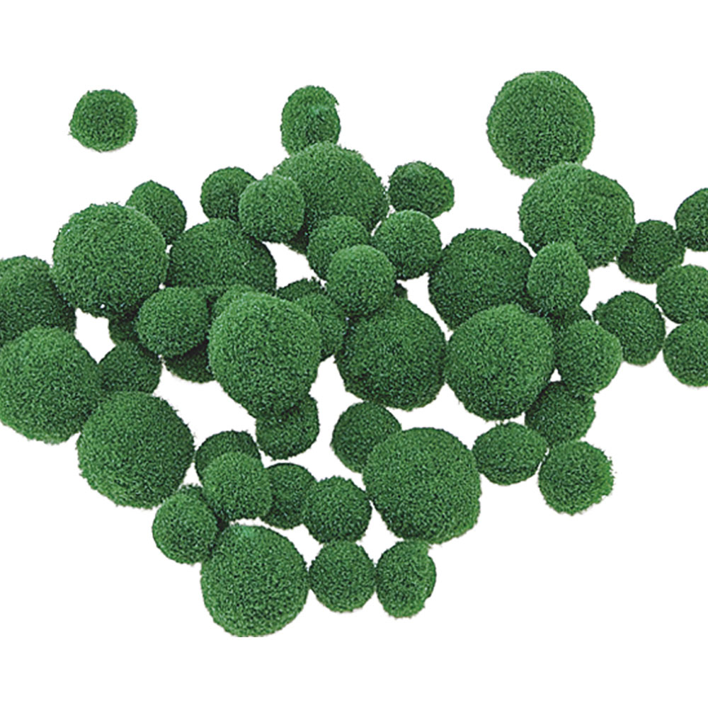 Μπάλλες πομ πομ πράσινα Knorr Prandel 8-20mm σετ 100 τεμαχίων