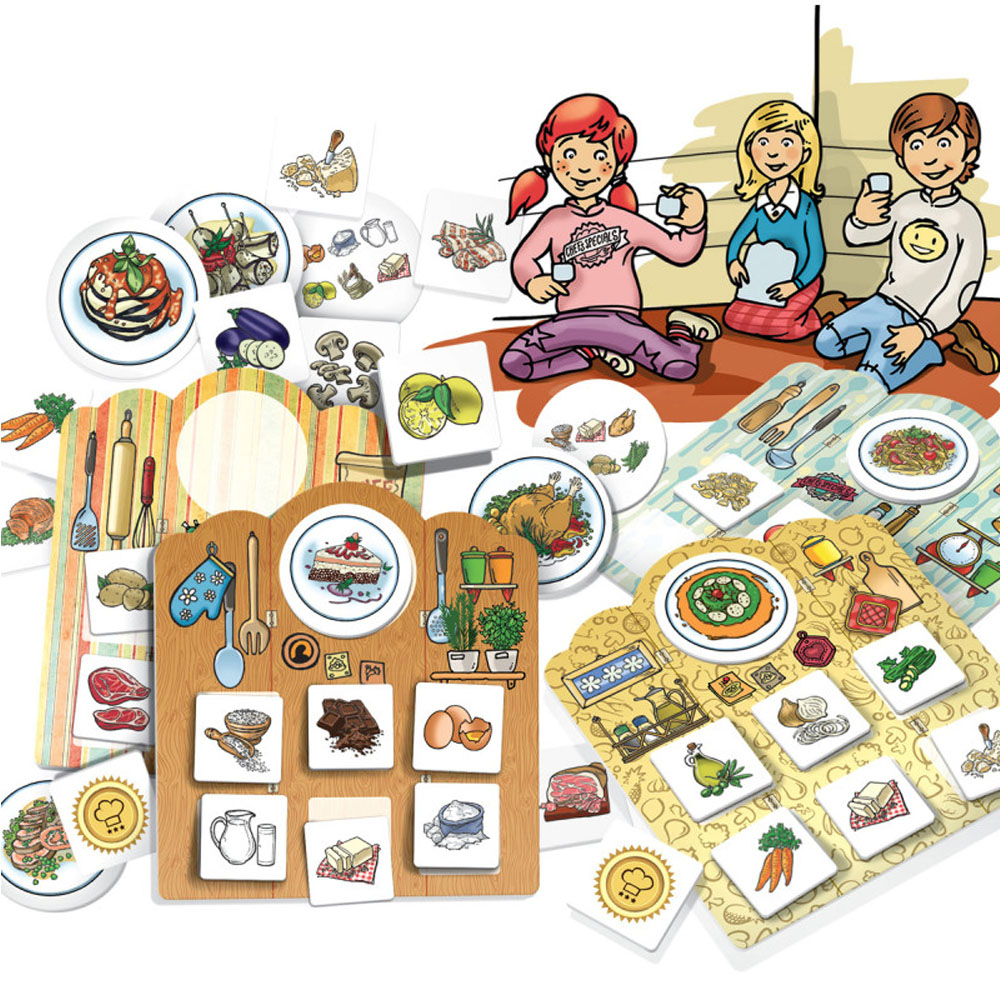 Εκπαιδευτικό παιχνίδι Headu μικροί μάγειρες Montessori (820-23042)