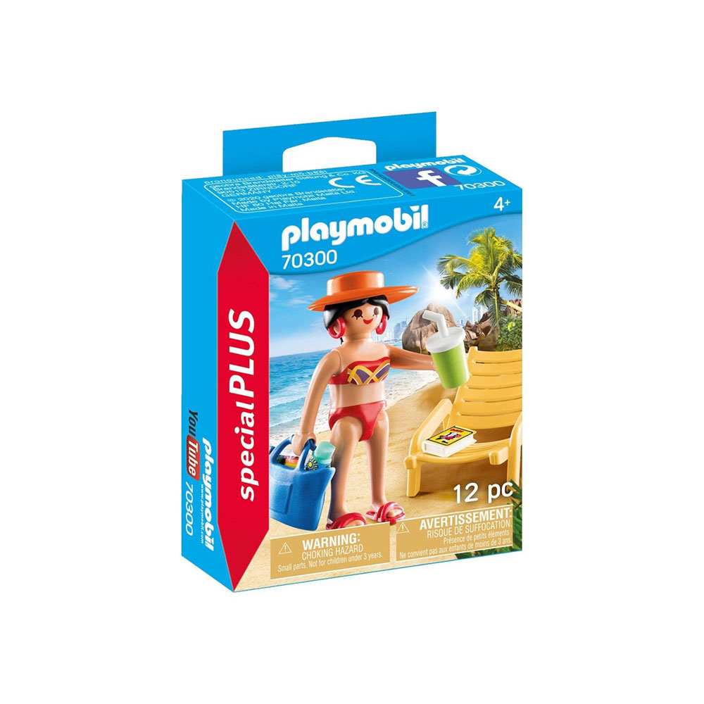 Playmobil special plus παραθερίστρια με ξαπλώστρα (70300)