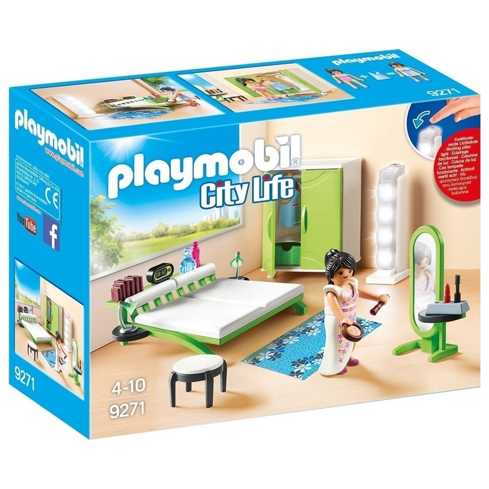 Playmobil city life Μοντέρνο υπνοδωμάτιο (9271)