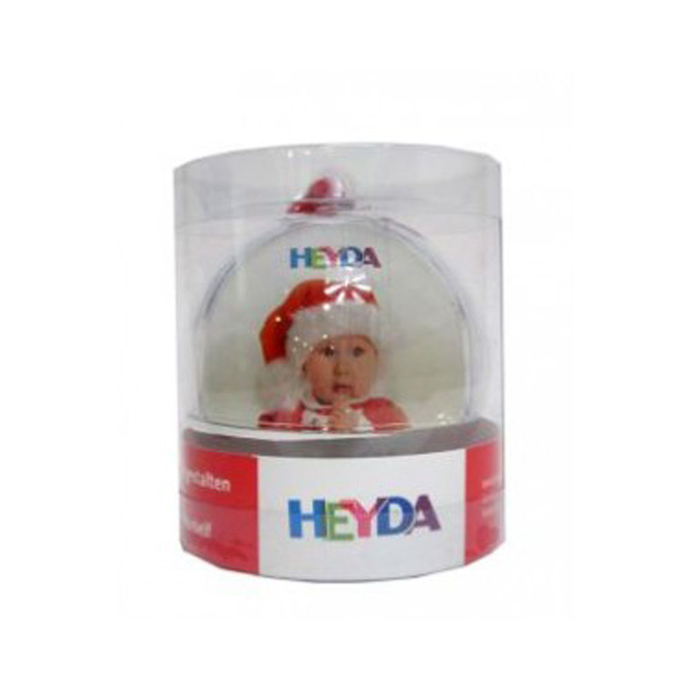 Χιονομπάλα στολίδι Heyda ακρυλική με φωτογραφία (20-48 884 08)