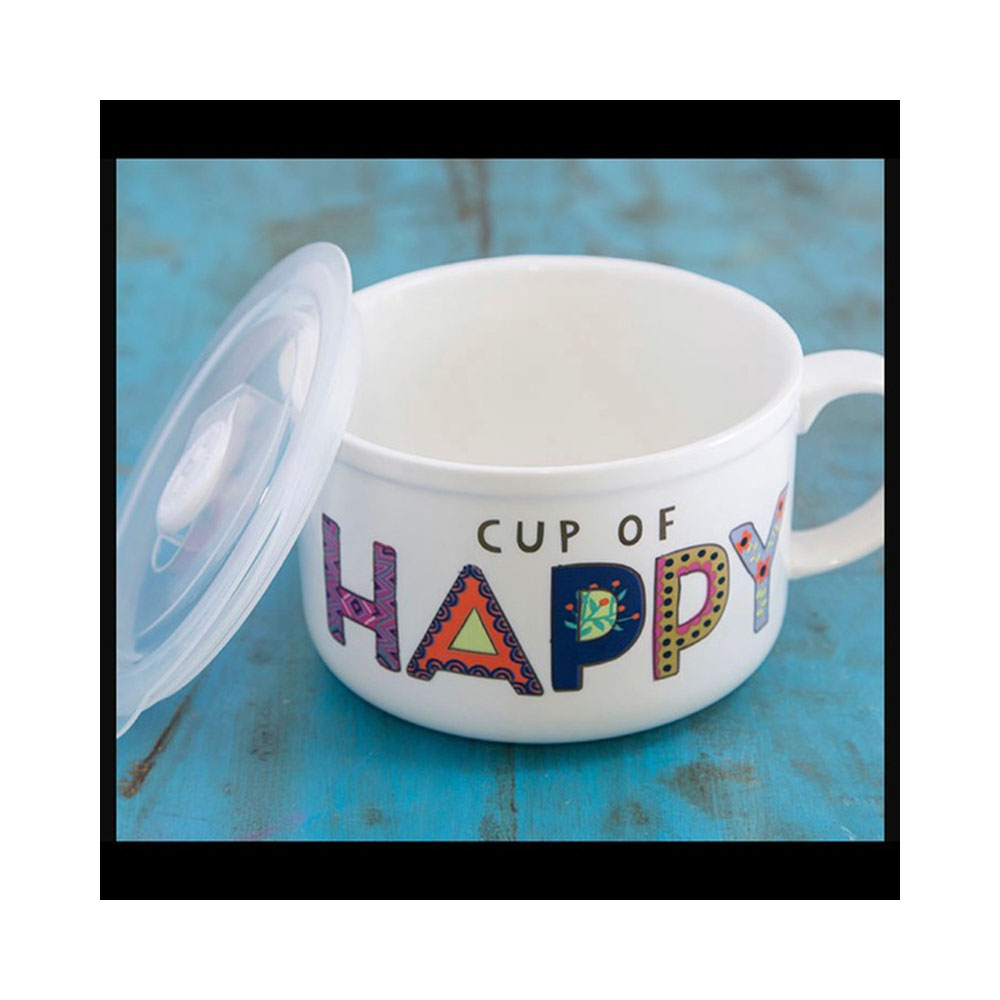 Κούπα σούπας Natural life cup of happy soup mug (MUG279)