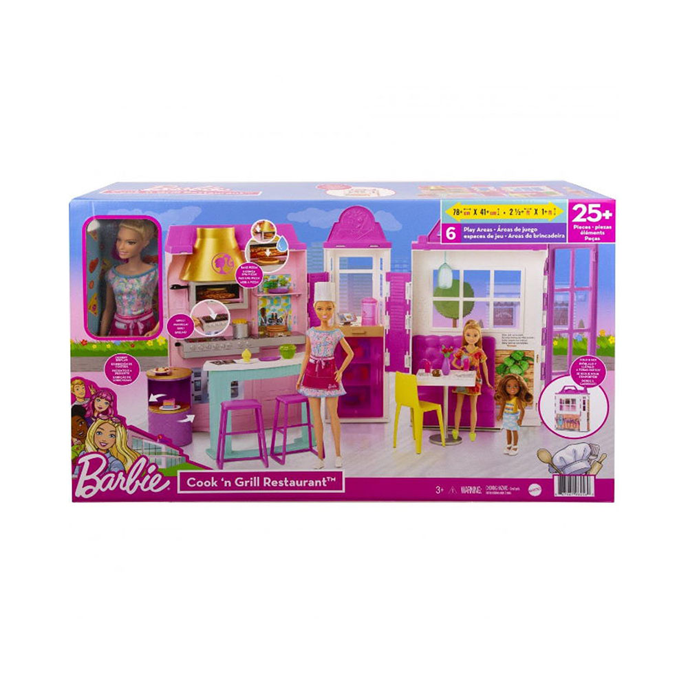 Barbie Mattel cook 'n restaurant- εστιατόριο (HBB91)