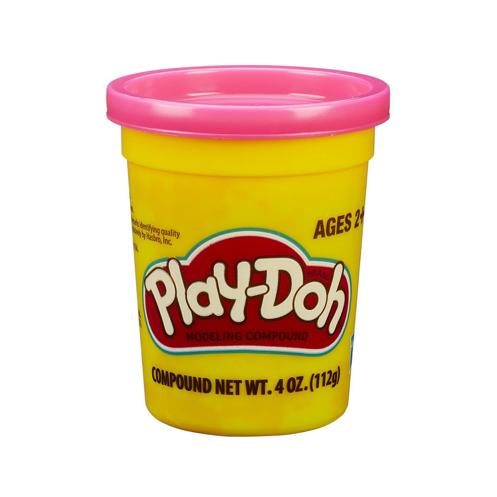 Πλαστελίνη play doh Hasbro μονό βαζάκι χρώμα ροζ (B6756)