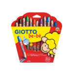 Ξυλομπογιές Giotto be-be σετ 12 τεμάχια με ξύστρα (F466500)
