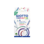 Μαρκαδόροι Giotto turbo glitter pastel σετ 8 τεμάχια (000426300)