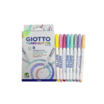 Μαρκαδόροι Giotto turbo glitter pastel σετ 8 τεμάχια (000426300)