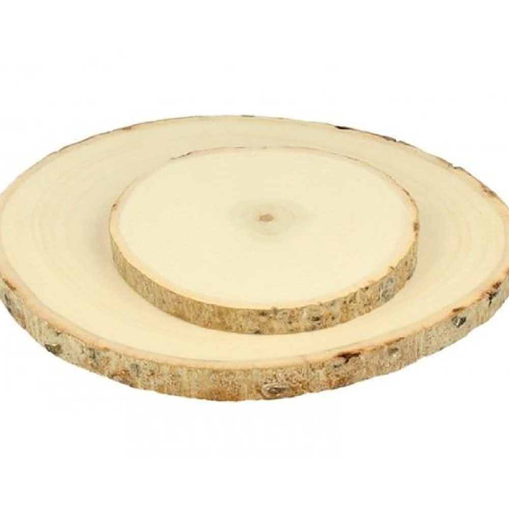 Κορμός ξύλινος Artemio σετ 2τμχ στρογγυλά Φ20-23cm (14002615)