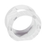 Φαναράκι 3D Heyda χάρτινο στρογγυλό διαμέτρου 22cm λευκό (204876200)