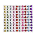 Αυτοκόλλητα στρας Artemio πολύχρωμα κρυσταλλάκια 6mm 100τχμ (11006286)