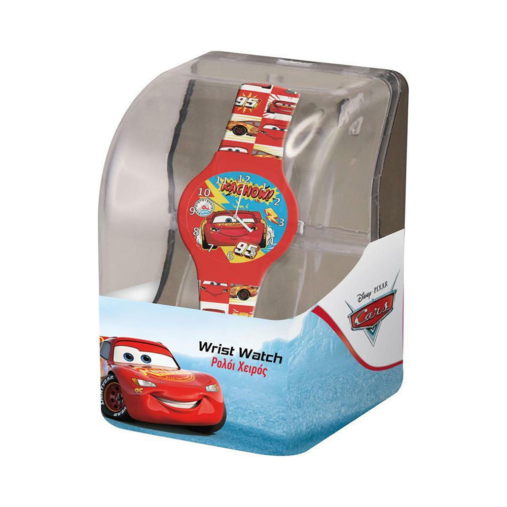 Ρολόι χειρός Disney cars αναλογικό σε πλαστικό κουτί (000562692)