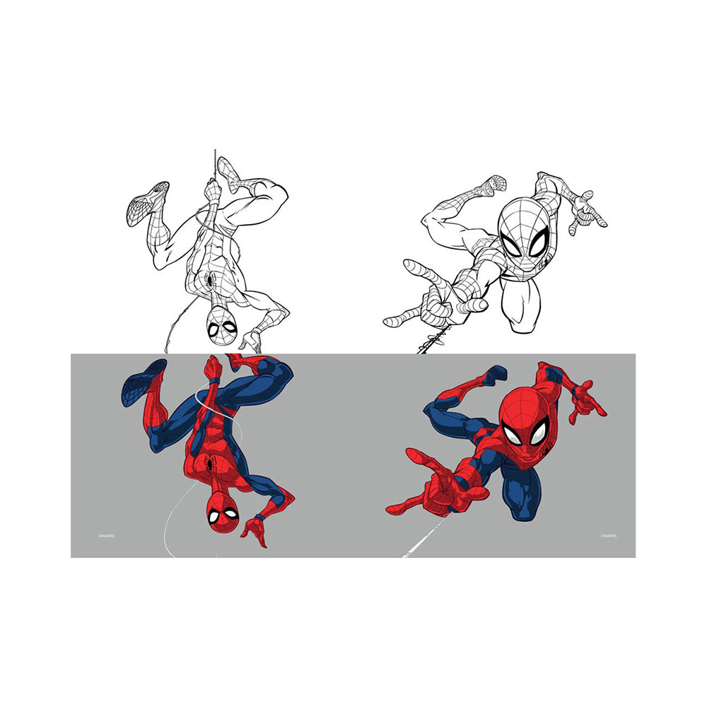 Τετράδιο καρφίτσα Marvel Spiderman 40 φύλλα 17X25 κόκκινο (000508013)
