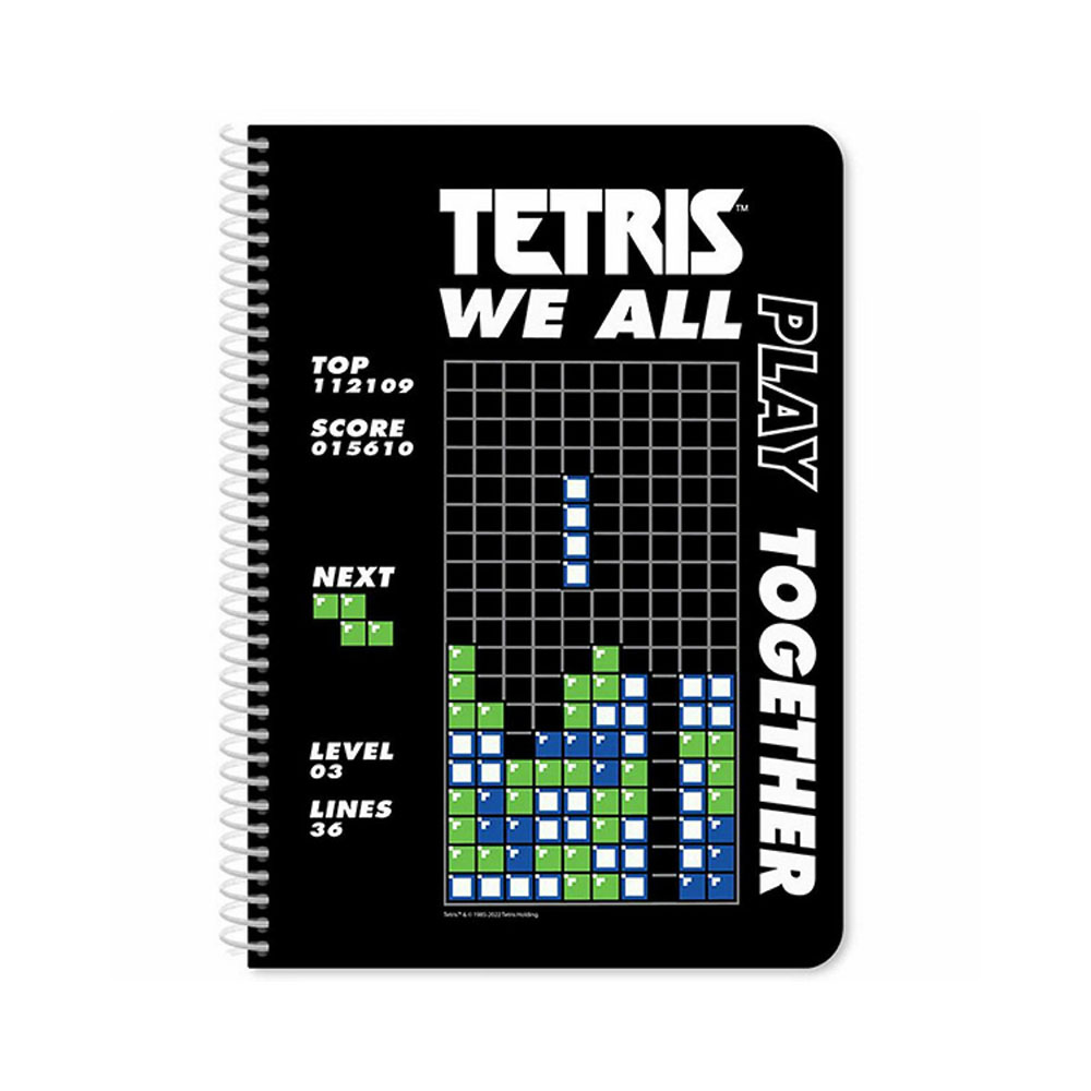 Τετράδιο σπιράλ Must tetris score A4 2 θέματα 60 φύλλα (000504053)