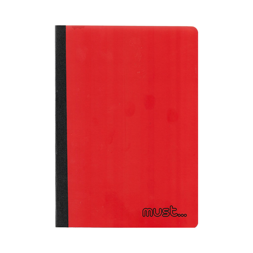 Τετράδιο foldi Must Β5 128 φύλλα 4 θέματα κόκκινο (000584670)