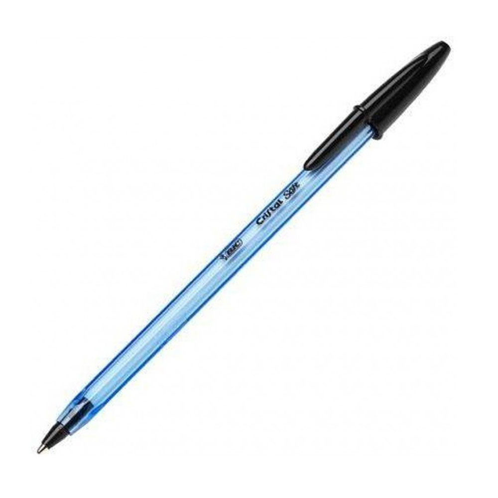 Στυλό Bic cristal soft medium 1.2mm μαύρο (951433)