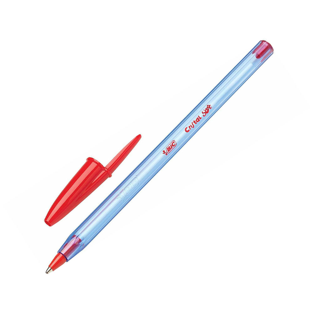 Στυλό Bic cristal soft medium 1.2mm κόκκινο (918520)