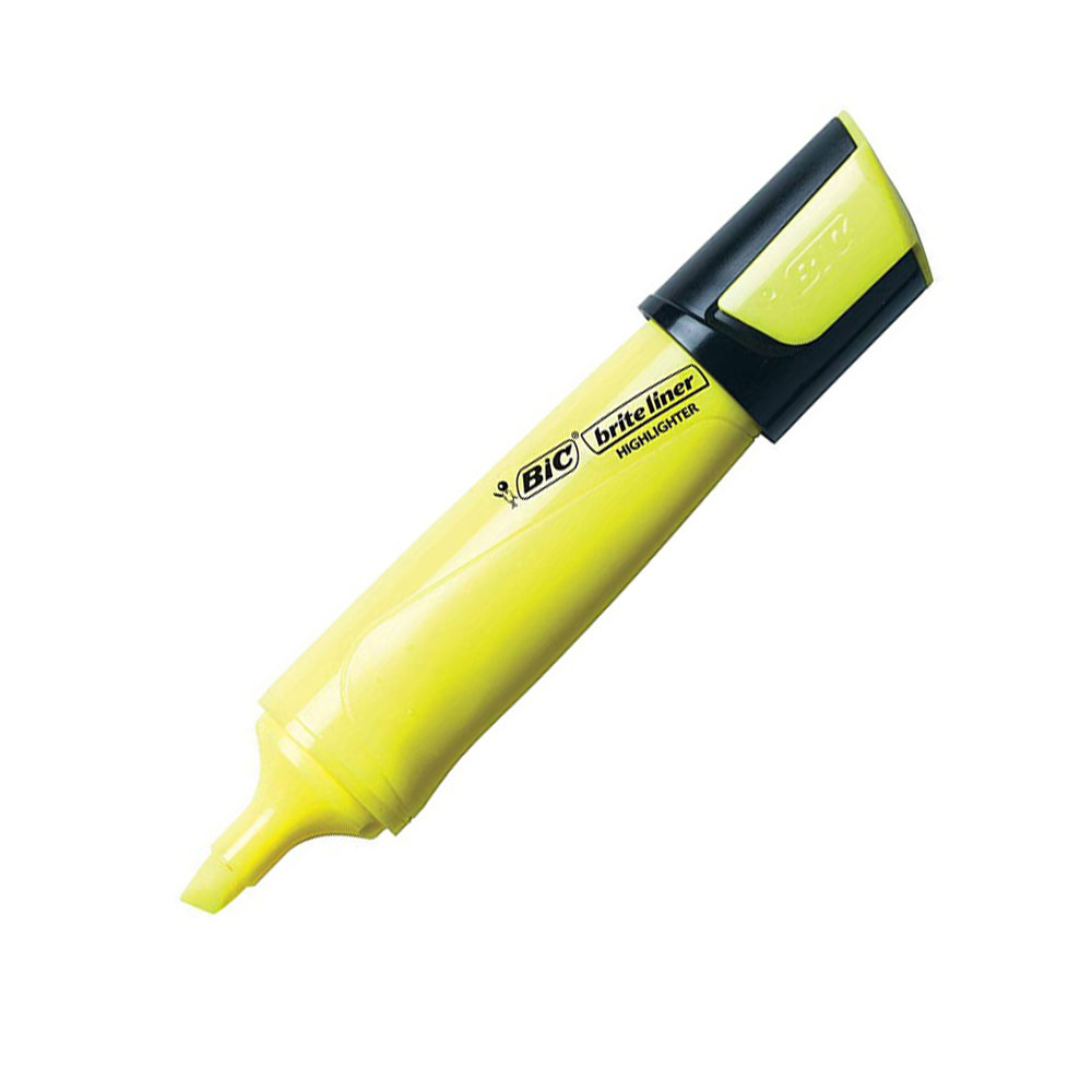Μαρκαδόρος Bic marking highlighter 1.7-4.8mm κίτρινο (943647)