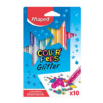 Μαρκαδόροι Maped color'peps glitter σετ 10 χρωμάτων (847110)
