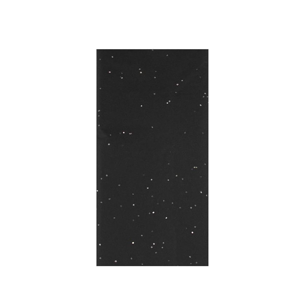 Μεταξόχαρτο Clairefontaine 50X70cm σετ 6 φύλλα glitter μαύρο (20910-Β)