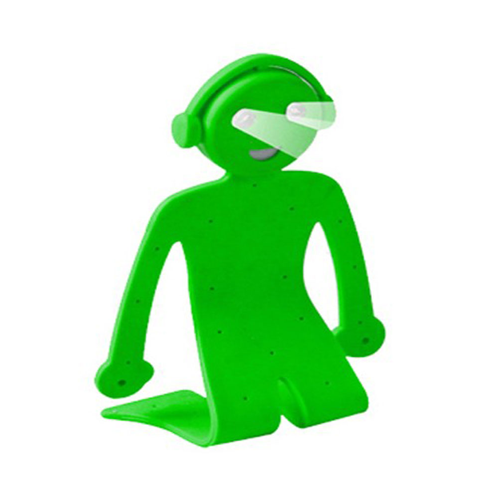 Φωτάκι ανάγνωσης LED και βάση κινητού τηλεφώνου Flexboy πράσινο (CM3305)