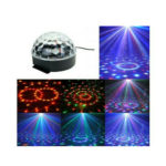 Διακοσμητικό φωτιστικό με φωτισμό Crystal Magic Ball Light Bluetooth μαύρο