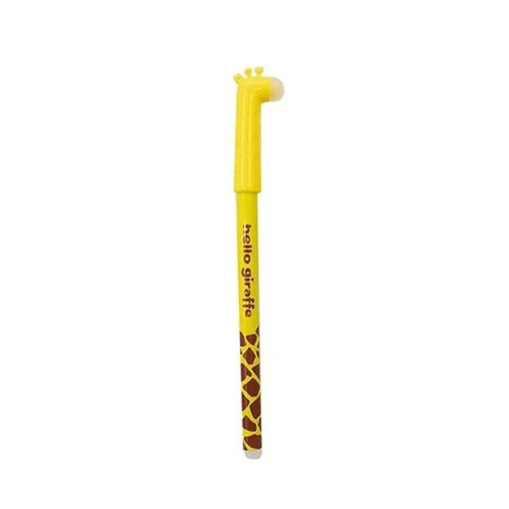 Στυλό fancy με γόμα M&G friction gel pen hello giraffe 0.5mm κίτρινο (AKPB7372)