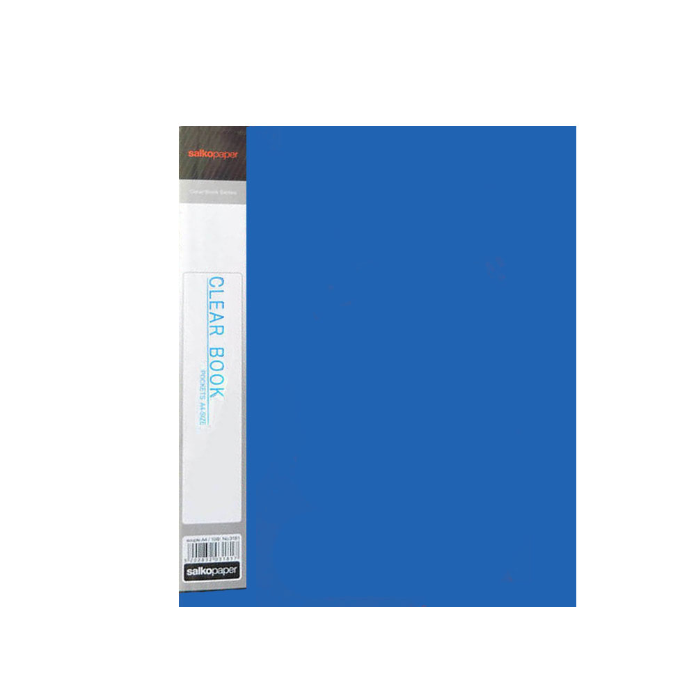 Σουπλ Α4 Salko Paper μπλε με 10 διαφάνειες (3181)