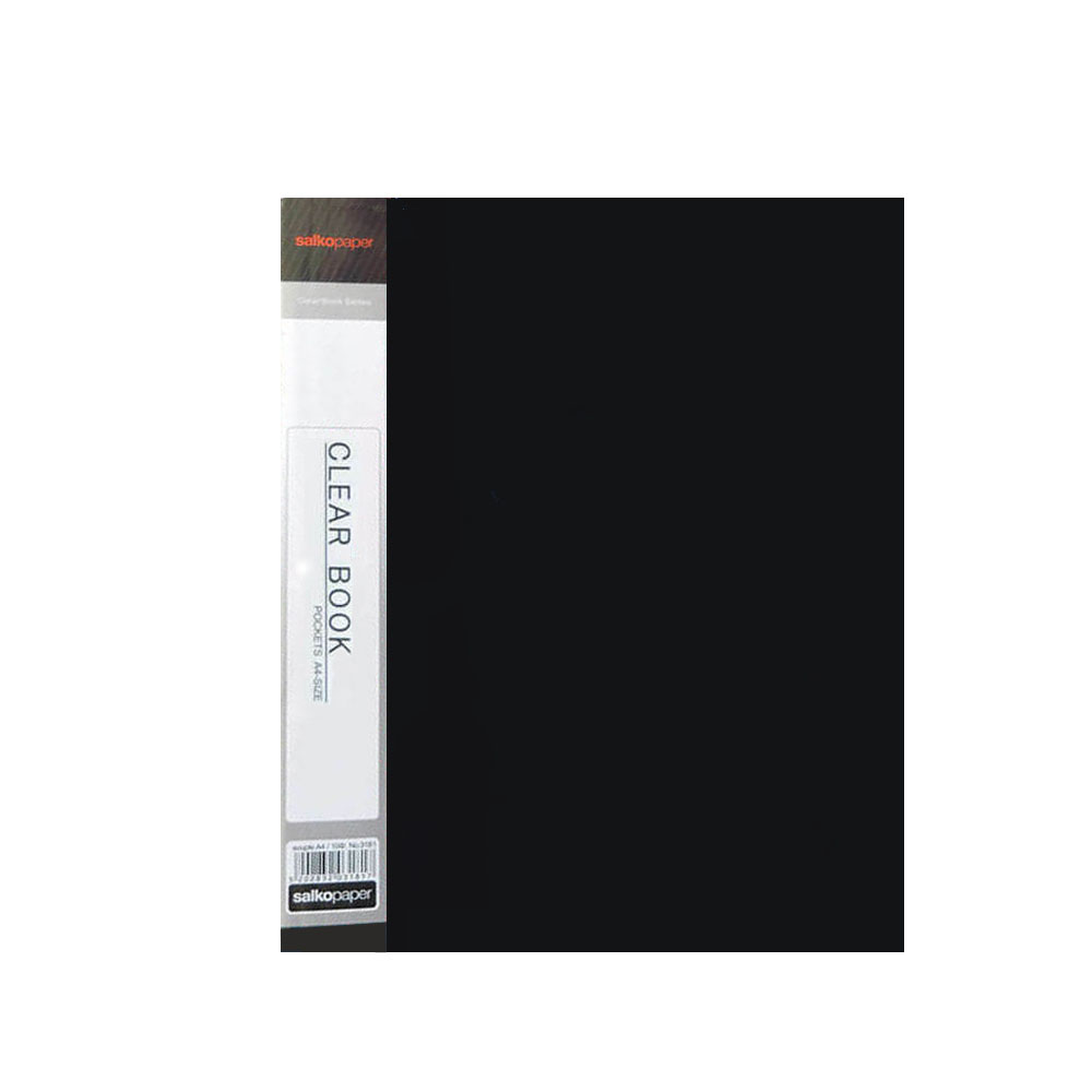 Σουπλ A4 Salko Paper με 40 διαφάνειες μαύρο (3184)