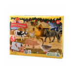 Ημερολόγιο Collecta παιχνίδι μινιατούρα άλογα & φάρμα με 12 κάρτες (84178)