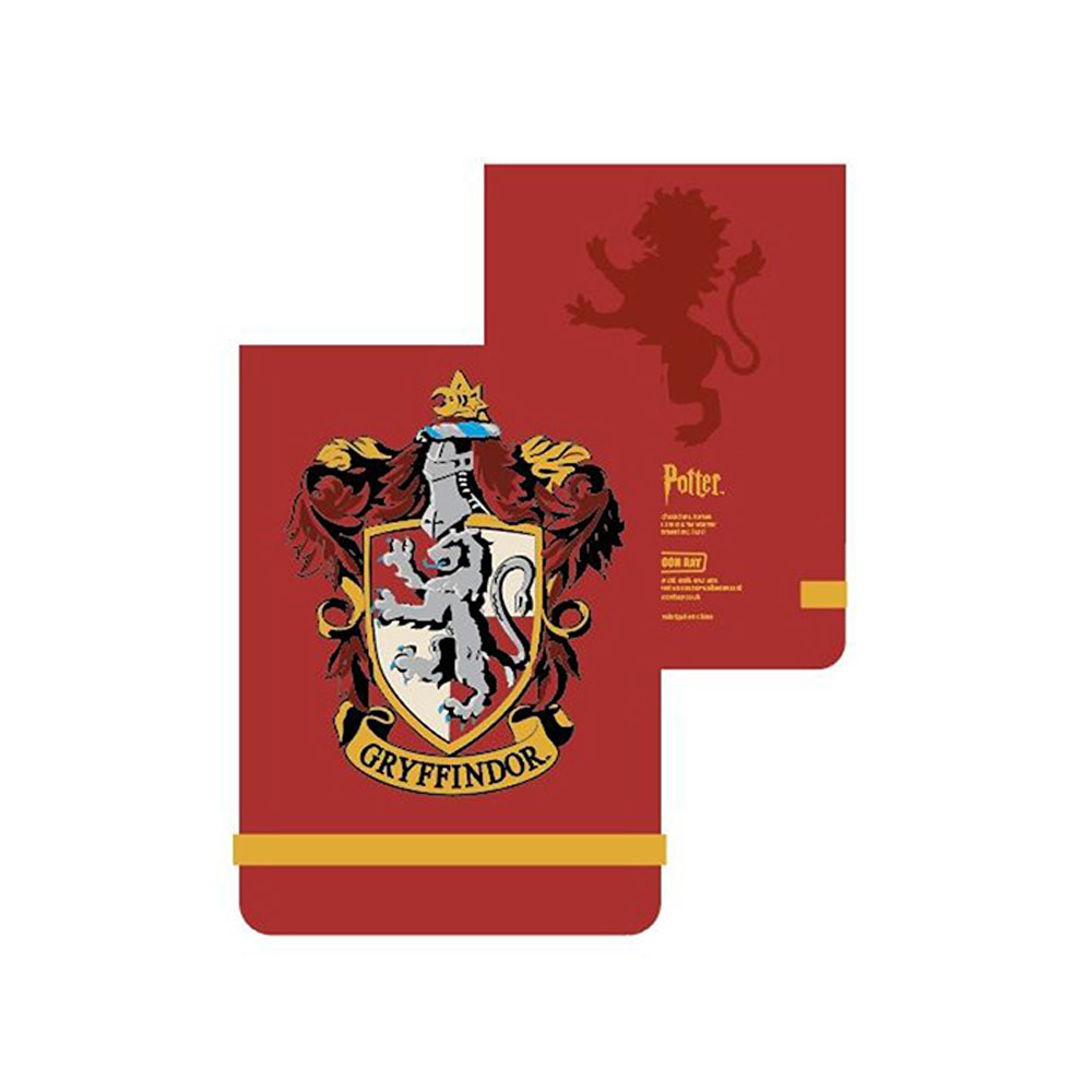 Σημειωματάριο Harry Potter Gryffindor με λάστιχο κόκκινο (48715)